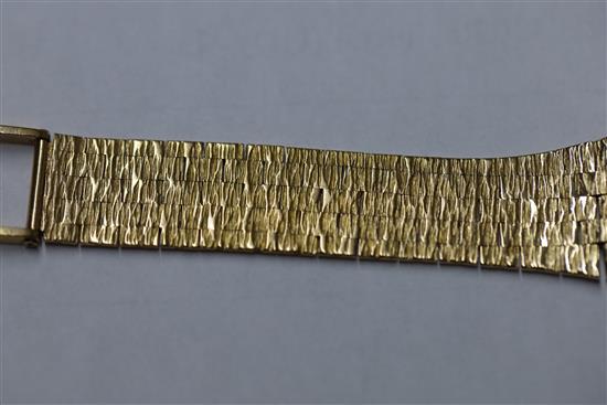 A ladys 1970s 9ct gold Rolex Precision manual wind wrist watch,